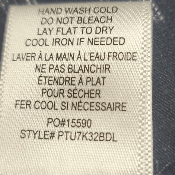 Bobeau Blue & White Short Sleeve Top - Picture 11 of 11